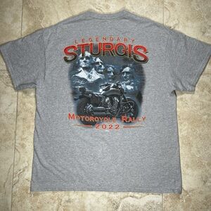 Legendary Sturgis Motorcycle Rally 2022 Mt  Rushmore Graphic T-Shirt